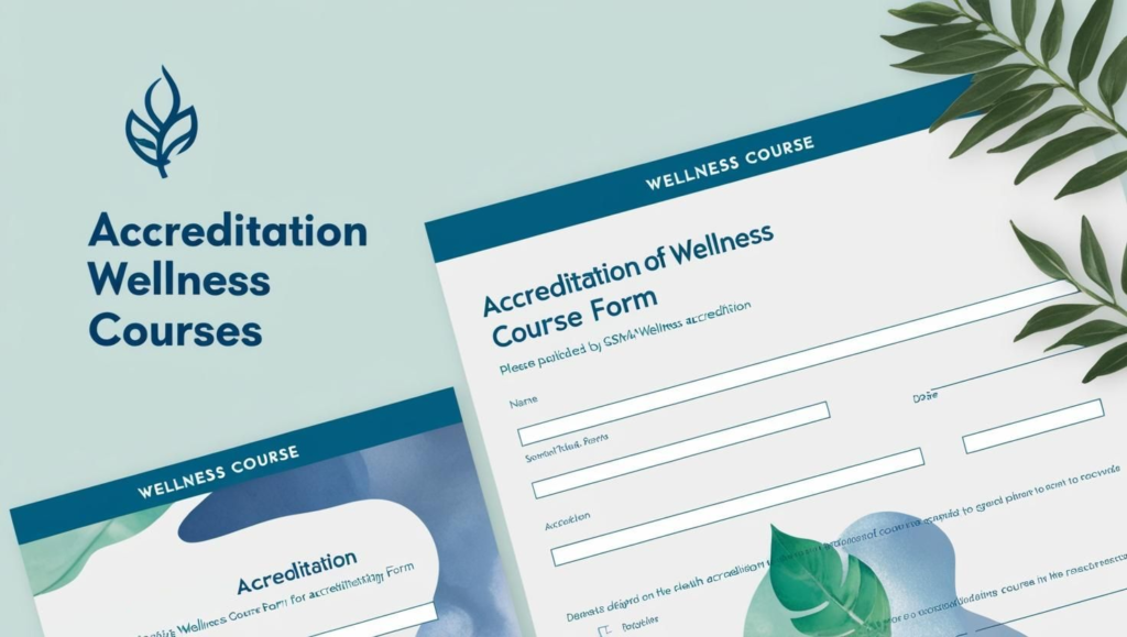 Wellness course Accreditation Form